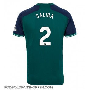 Arsenal William Saliba #2 Tredjetrøje 2023-24 Kortærmet